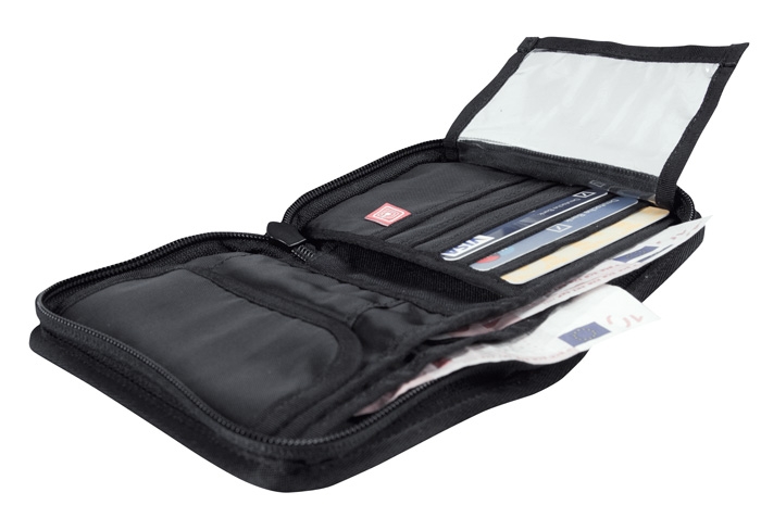 Tasmanian Tiger Geldbörse Wallet mit RFID-Ausleseschutz Schwarz